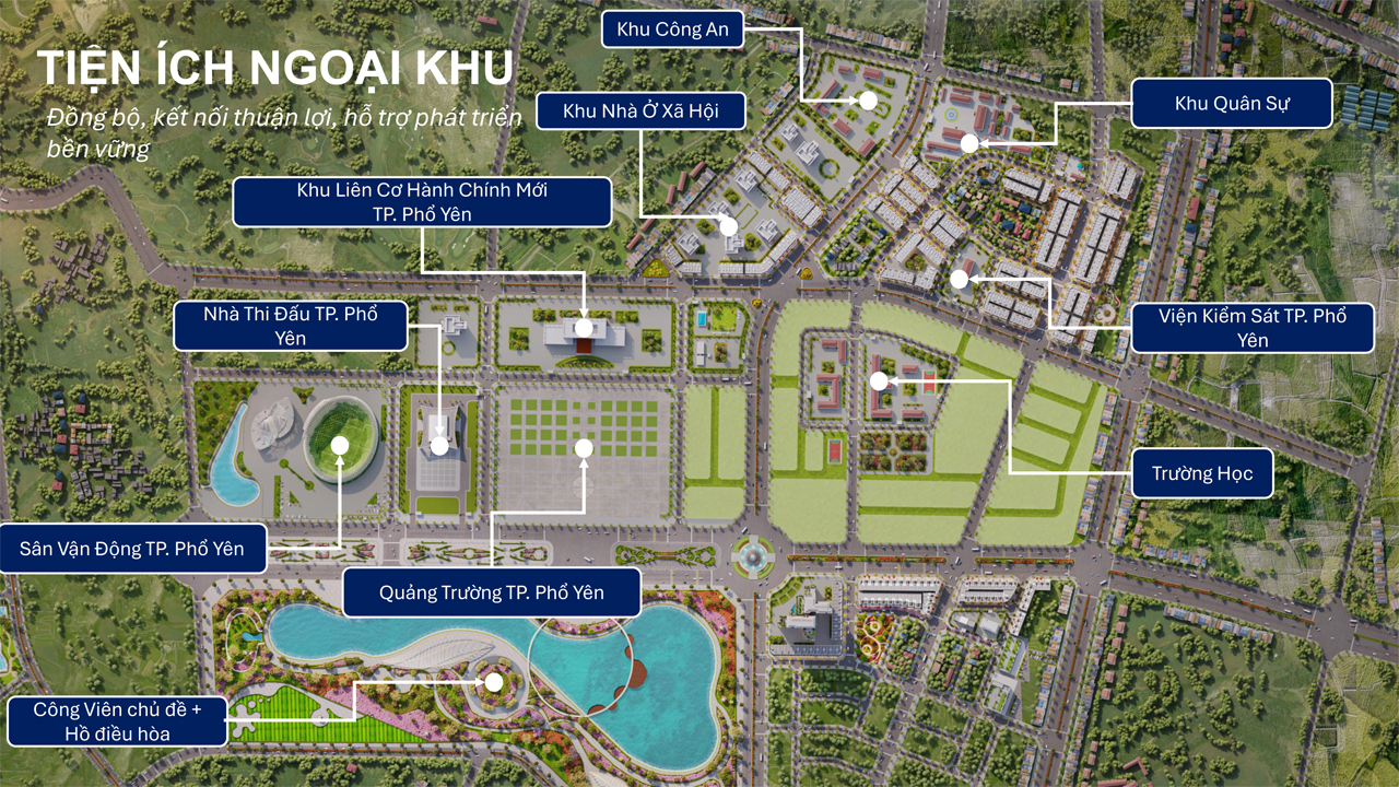 Tiện ích ngoại khu Square City
